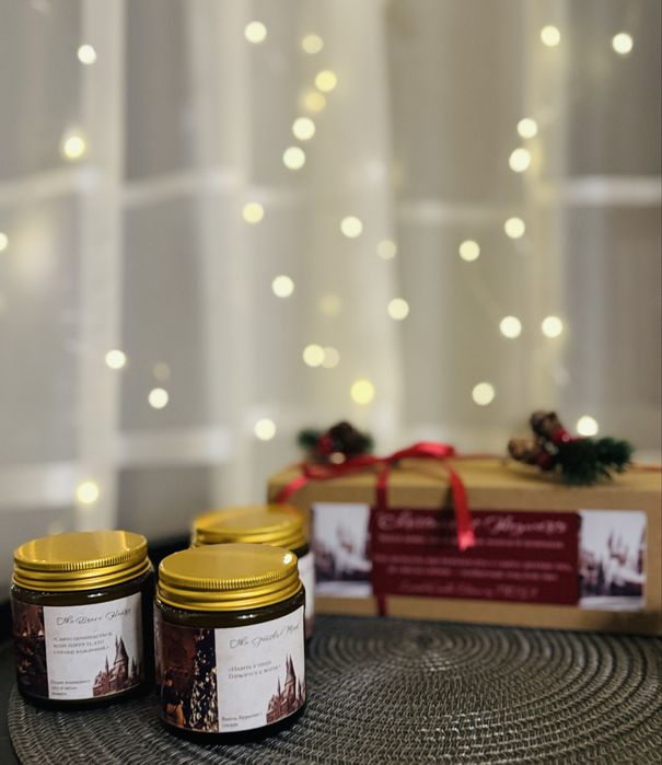 Подарунковий набір свічок “Christmas at Hogwarts” | Limited Edition