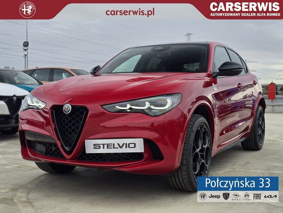 Alfa Romeo Stelvio Quadrifoglio 2.9 V6 520 KM AT8 Q4|Techno, Akrapovic, Szklany dach