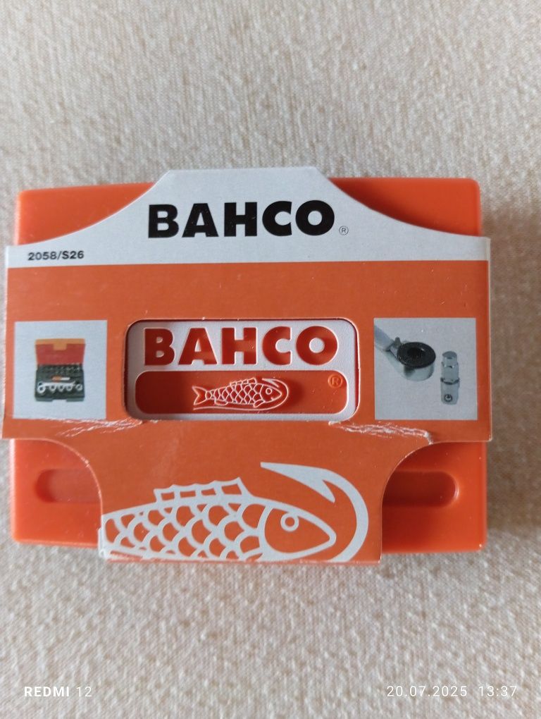 Bahco 2058S26 zestaw nasadek i bitów 1/4"