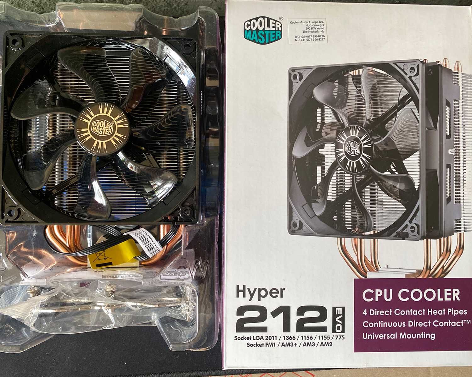 Новій Cooler Master Hyper 212 EVO RR-212E-16PK-R1