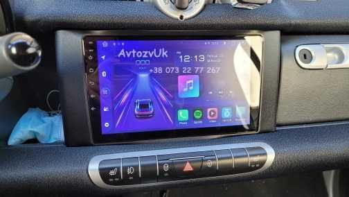 Android 14 SMART Mercedes Benz GPS USB Смарт 2 дин CarPlay Магнитола