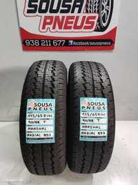 2 pneus semi novos 175-65r14c marshal - oferta dos portes