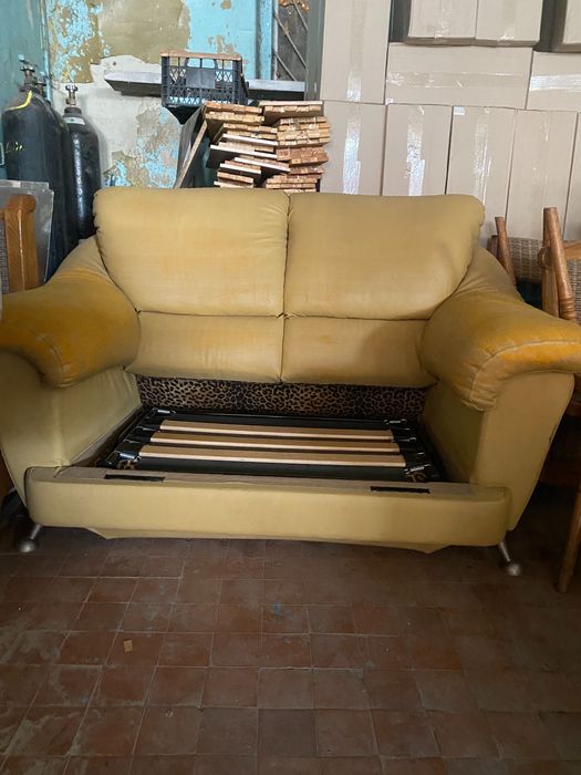 Диван раскладной двухместный.