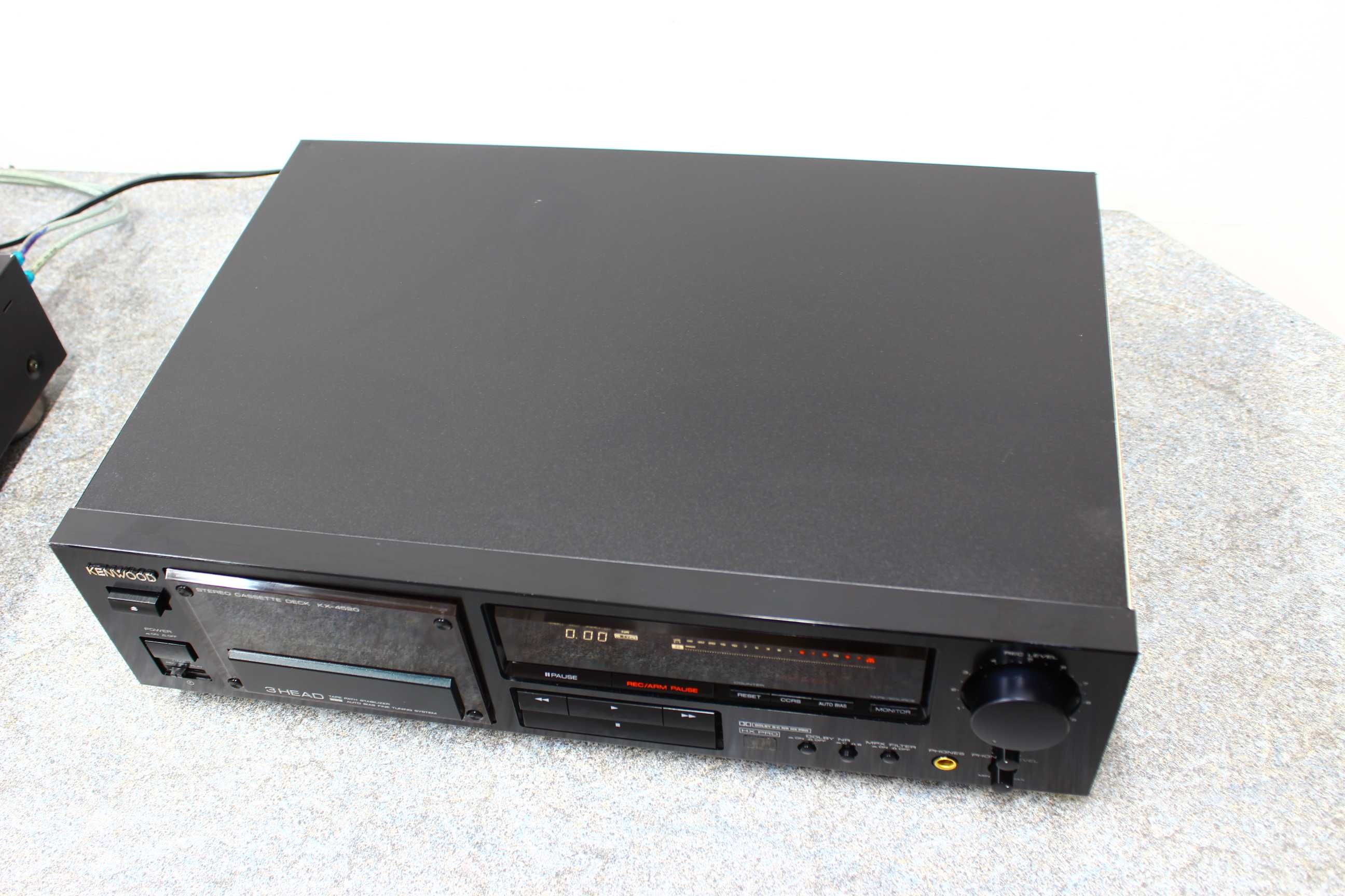 Magnetofon KENWOOD KX-4520 # 3 GŁOWICE # 2 WAŁKI # Wysoki Model !