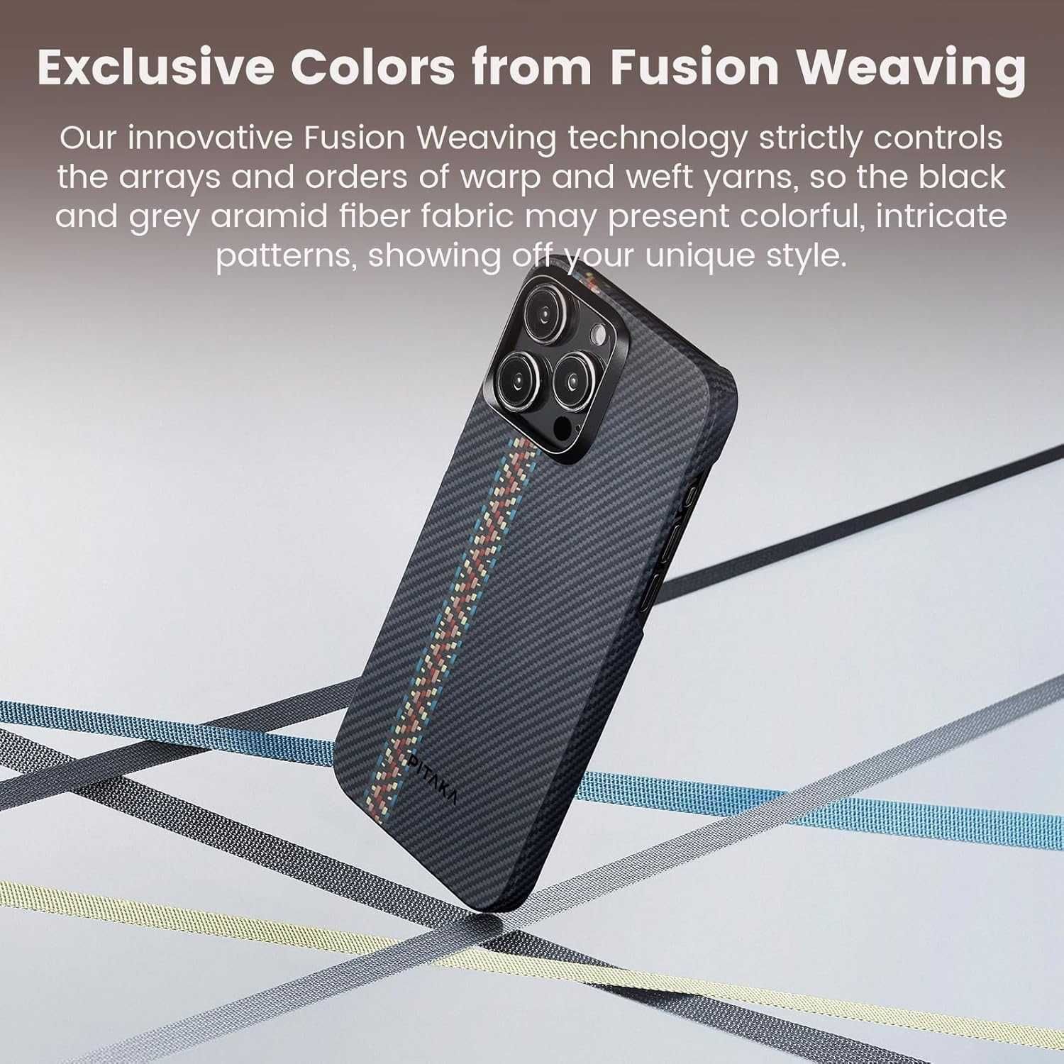 Карбоновый чехол Pitaka MagEZ Case 4 600D для iPhone 15 Pro