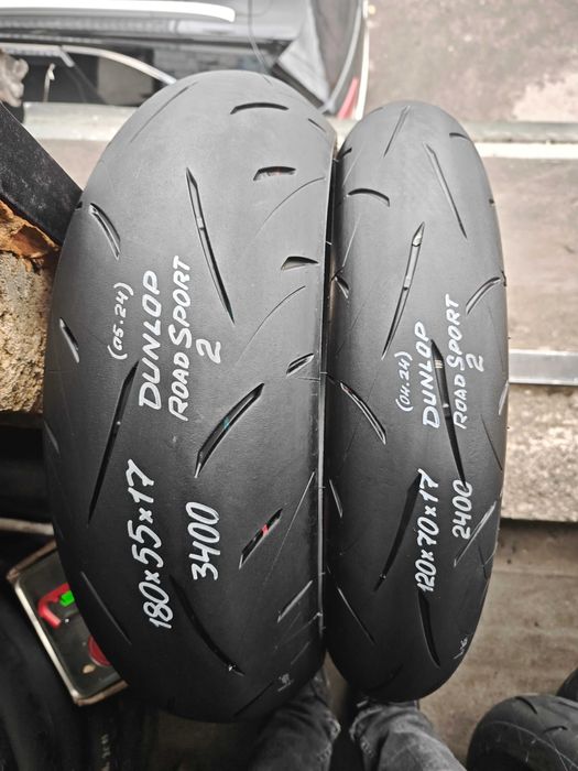 Мотошини комплект 120/70 + 180/ 55 R17