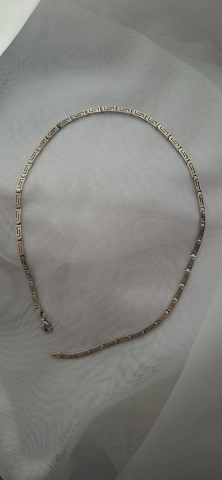 Srebrny łańcuszek Wzór Grecki 925