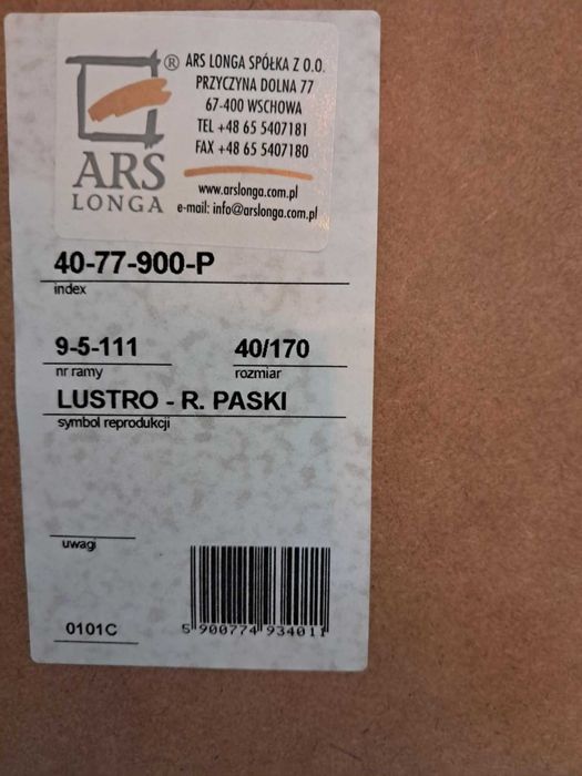Duże lustro 40 x 170