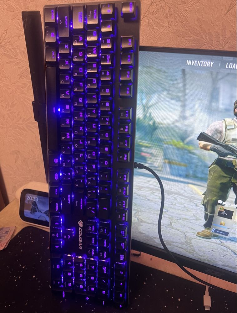 Клавіатура Cougar Vantar mx red switches
