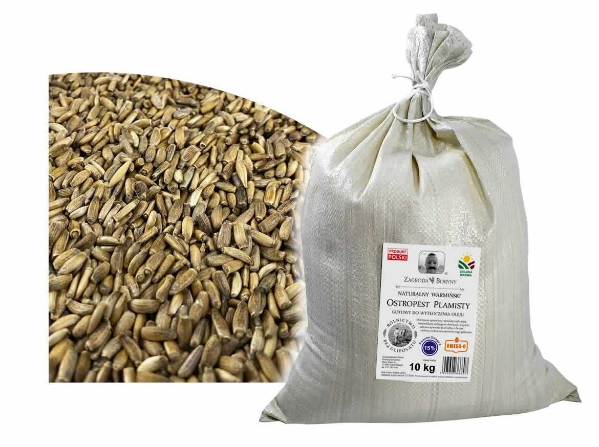 Ostropest Plamisty Leczniczy na Domowy Olej bez Glifosatu 10 KG