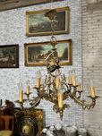 Zjawiskowy żyrandol figuralny z motylicą #8031 Stylowy Węgrów
