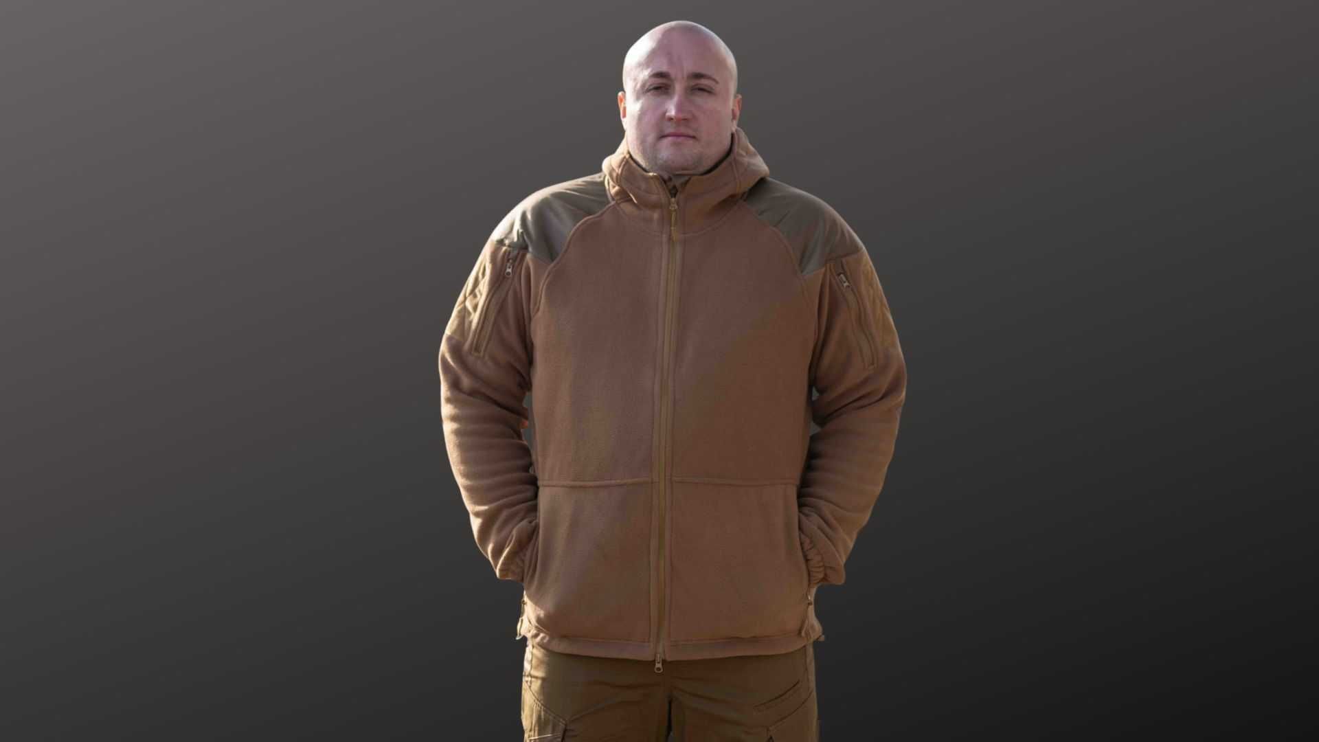 Фліска військова | Щільний фліс 300 г/м², посилені вставки