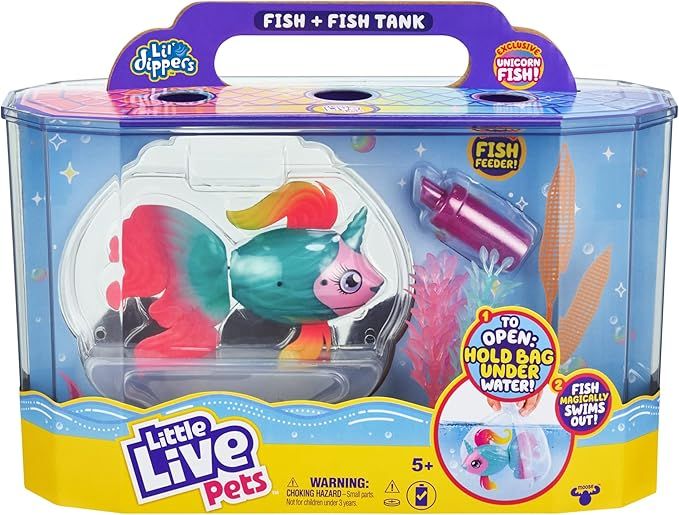 Little Live Pets Lil' Dippers zestaw do zabawy z akwarium
