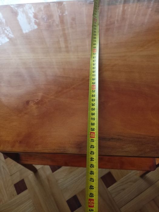 Stolik kawowy PRL, Rawicz, lata 60/70, oryginalna etykieta