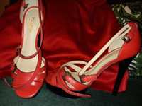 Buty sandały czerwone Kazar 38
