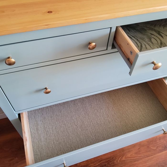 Komoda drewniana hemnes ikea szalwia leksvik szafa biurko blat