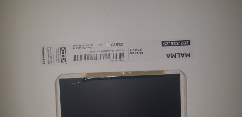 4 molduras do ikea MALMA (moldura26×26)(10X10)espelho estão impecáveis