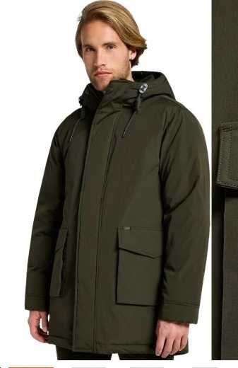 Kurtka Lee TACTICAL  ocieplana wodoodporna zielona kurtka z kapturem L