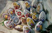Вишиті великодні писанки