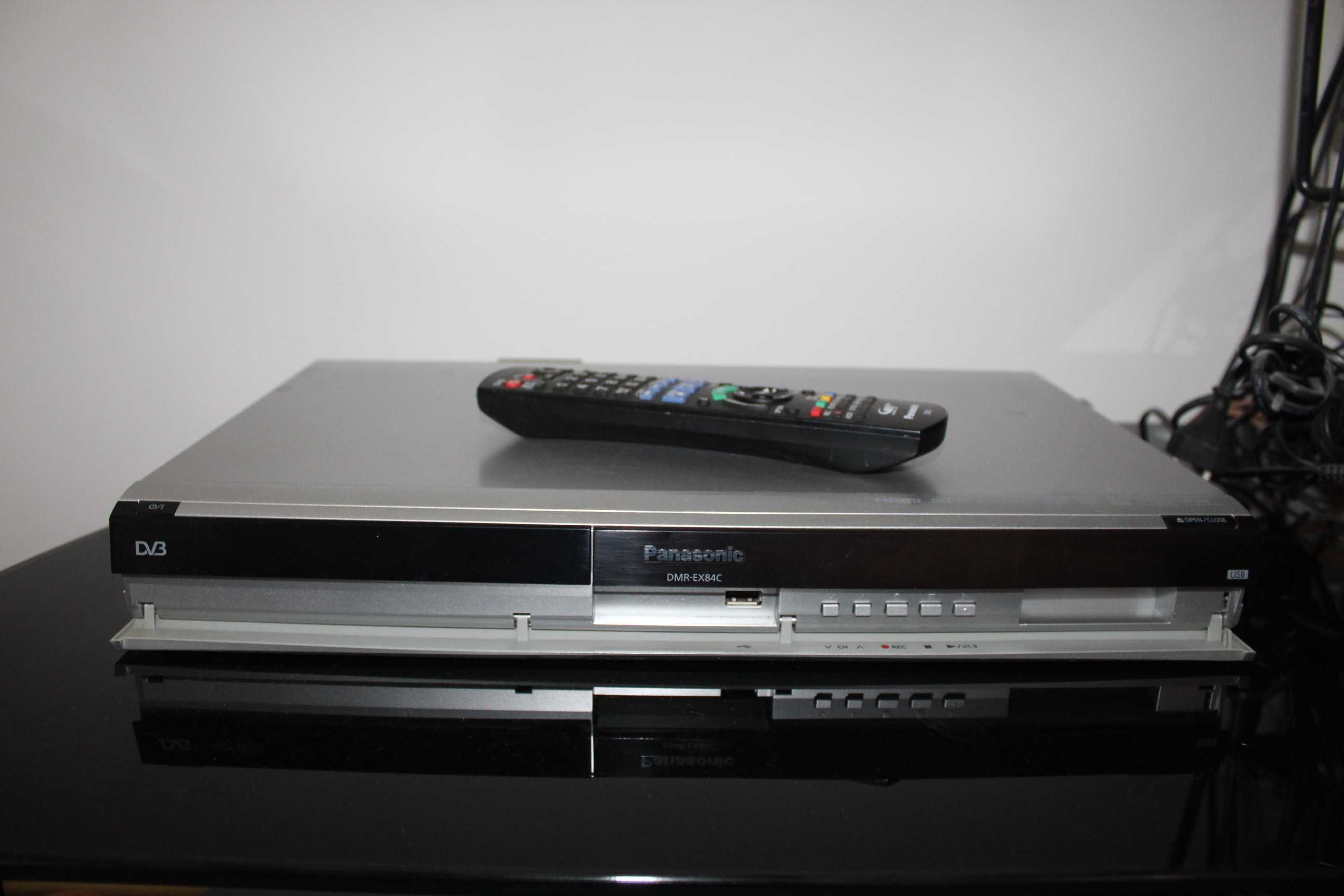 PANASONIC DMR-EX84CEGS Nagrywarka odtwarzacz DVD-HDD hdmi USB Wysyłka