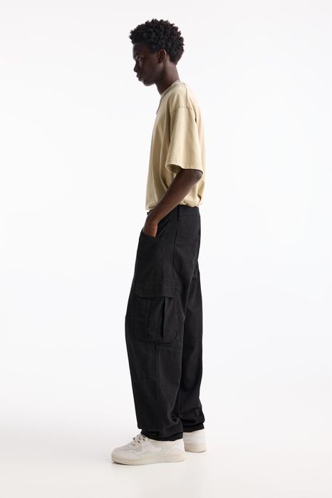 Широкі Штани Pull&Bear Baggy Fit Оригінал Широкие Нові Брюки Черные
