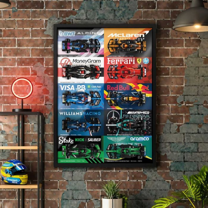 Ramka na bolidy Lego F1 Speed Champions