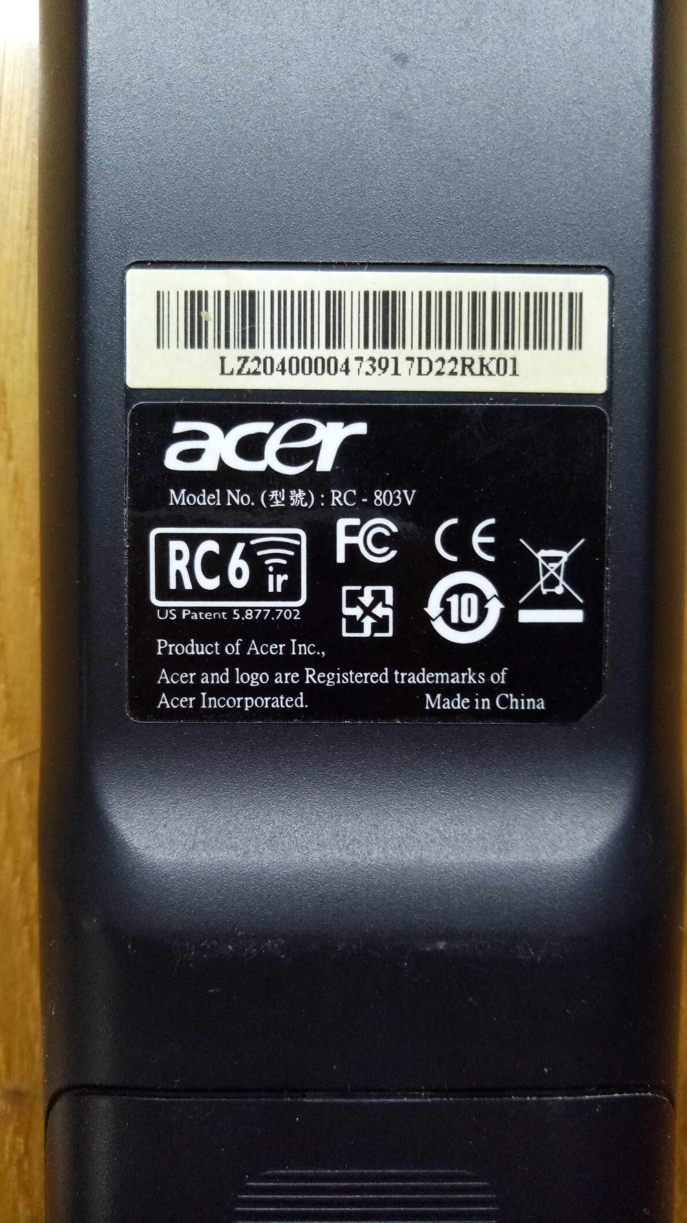 Пульт ACER RC-803V для ноутбука ACER