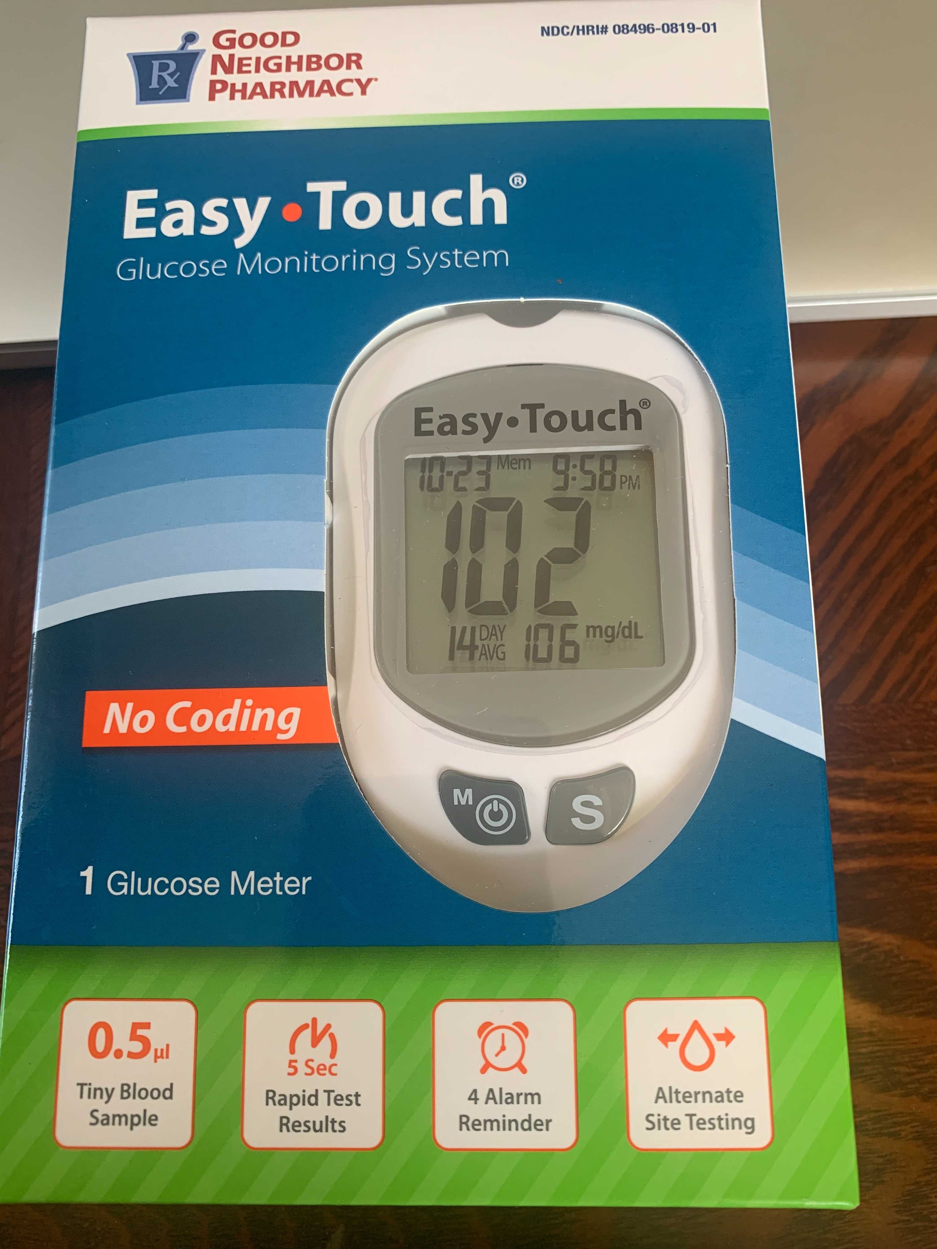 Глюкометр (Тайвань) Glucose Monitoring System Easy Touch
