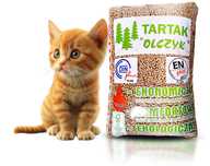 Żwirek Naturalny Pelet Olczyk Sosnowy Najlepszy Dla Kota Królika 15kg