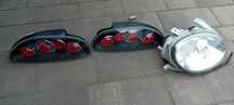 Mg tf lampy przód tył