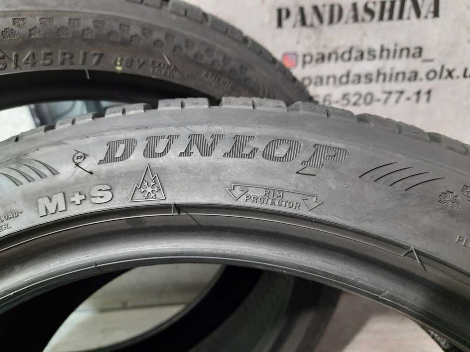 Шини 6-6,5мм 205/45 R17 DUNLOP SP WinterSport 4D* б/у Зима склад