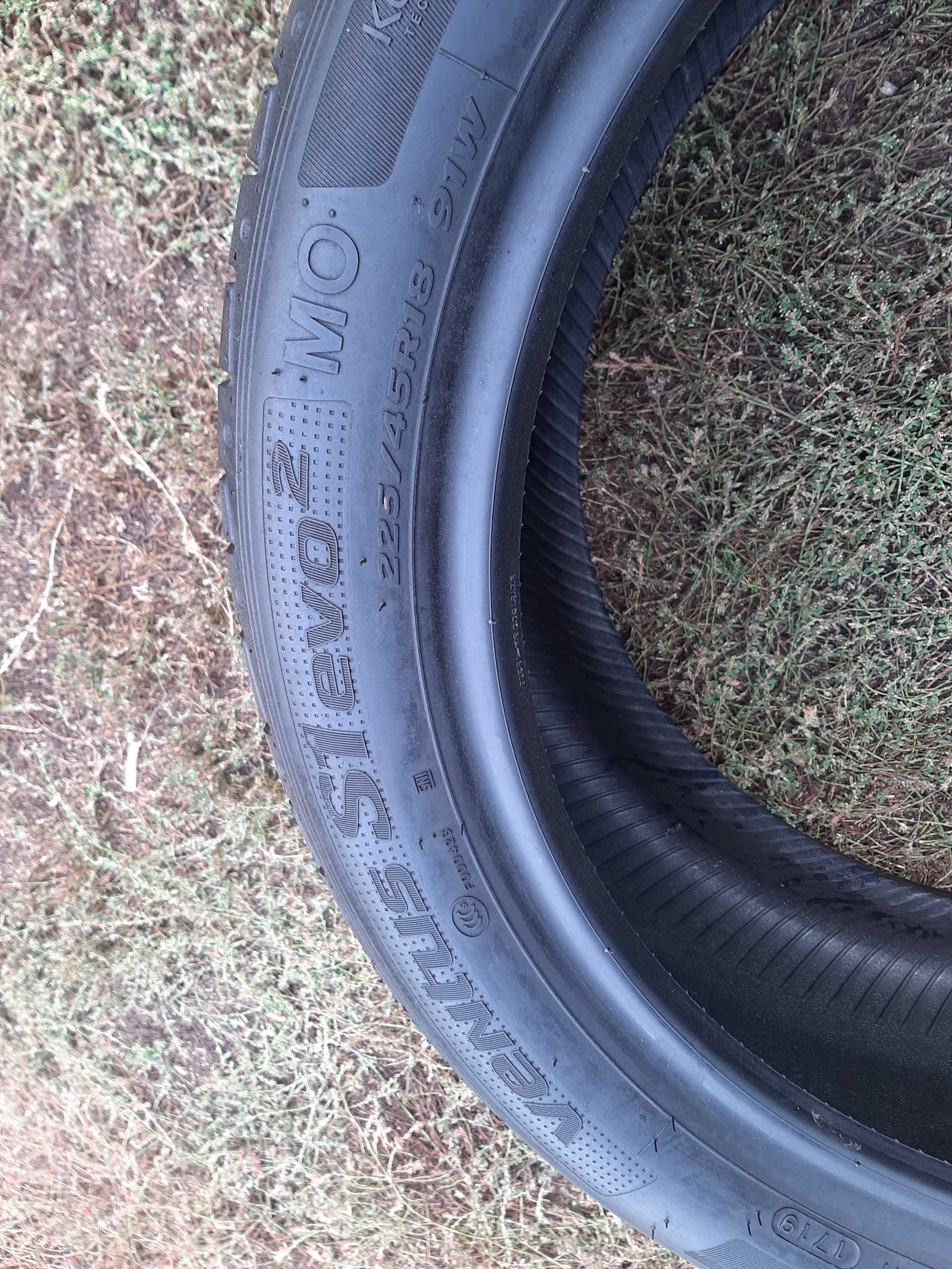 4x Opony letnie 225/45R18 Hankook Ventus S1 Evo2 /2019r/ Demo/Jak Nowe