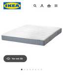 Quarto Completo IKEA – Cama + Colchão + Mesa Cabeceira
