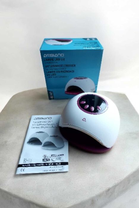 Nowa Lampa do paznokci UV LED marki Ambiano manicure pedicure