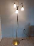Lampa podłogowa Złota