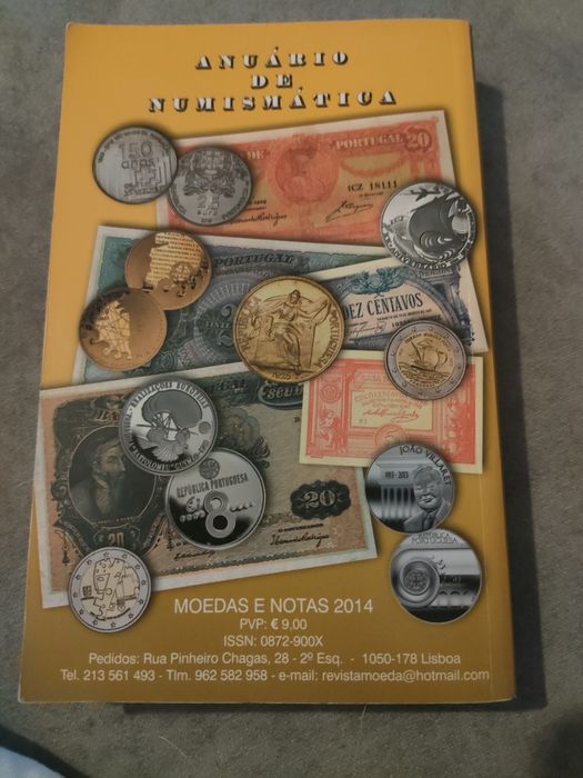 Livro numismática moedas e notas
