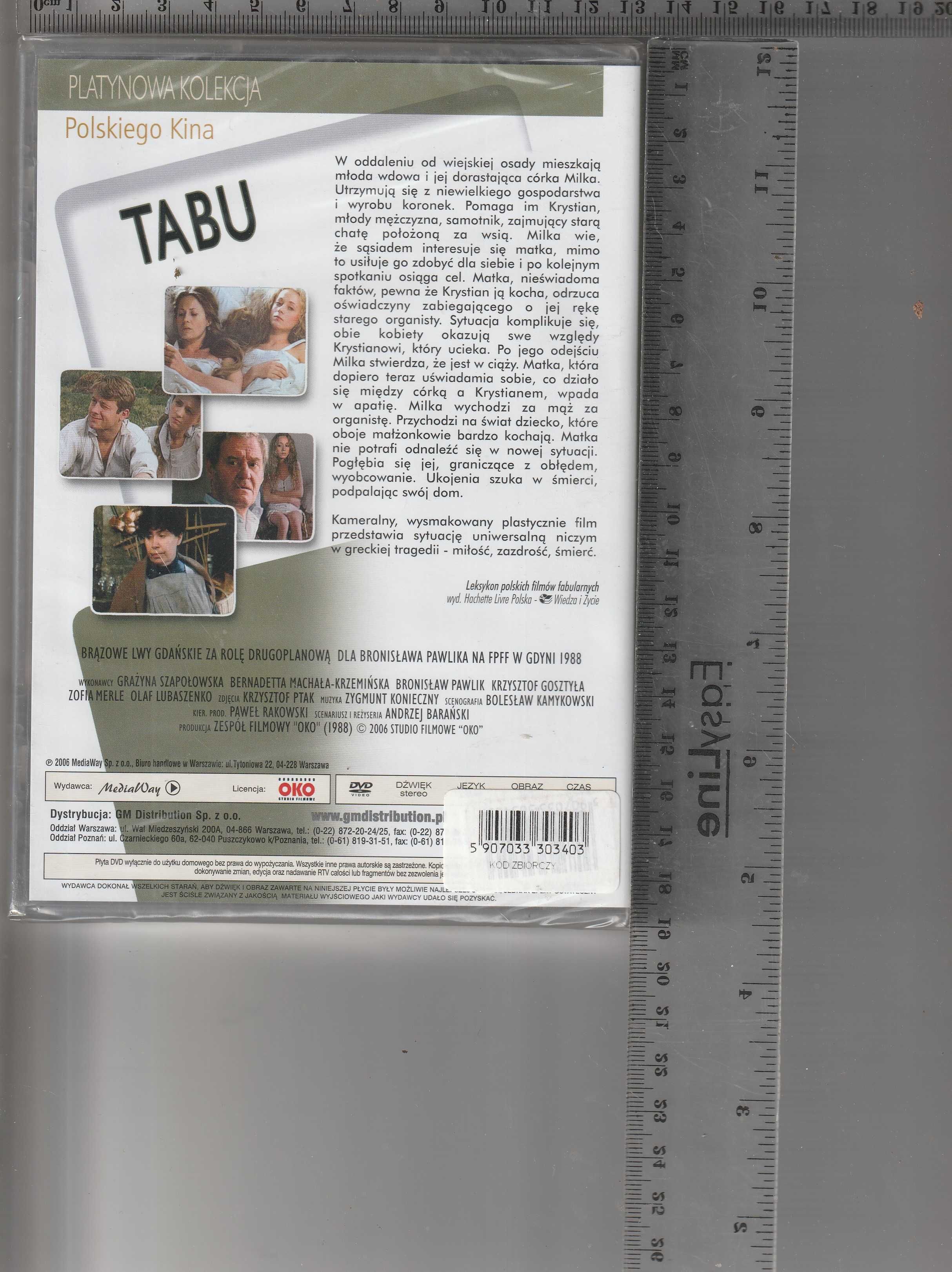Tabu - Grażyna Szapołowska DVD