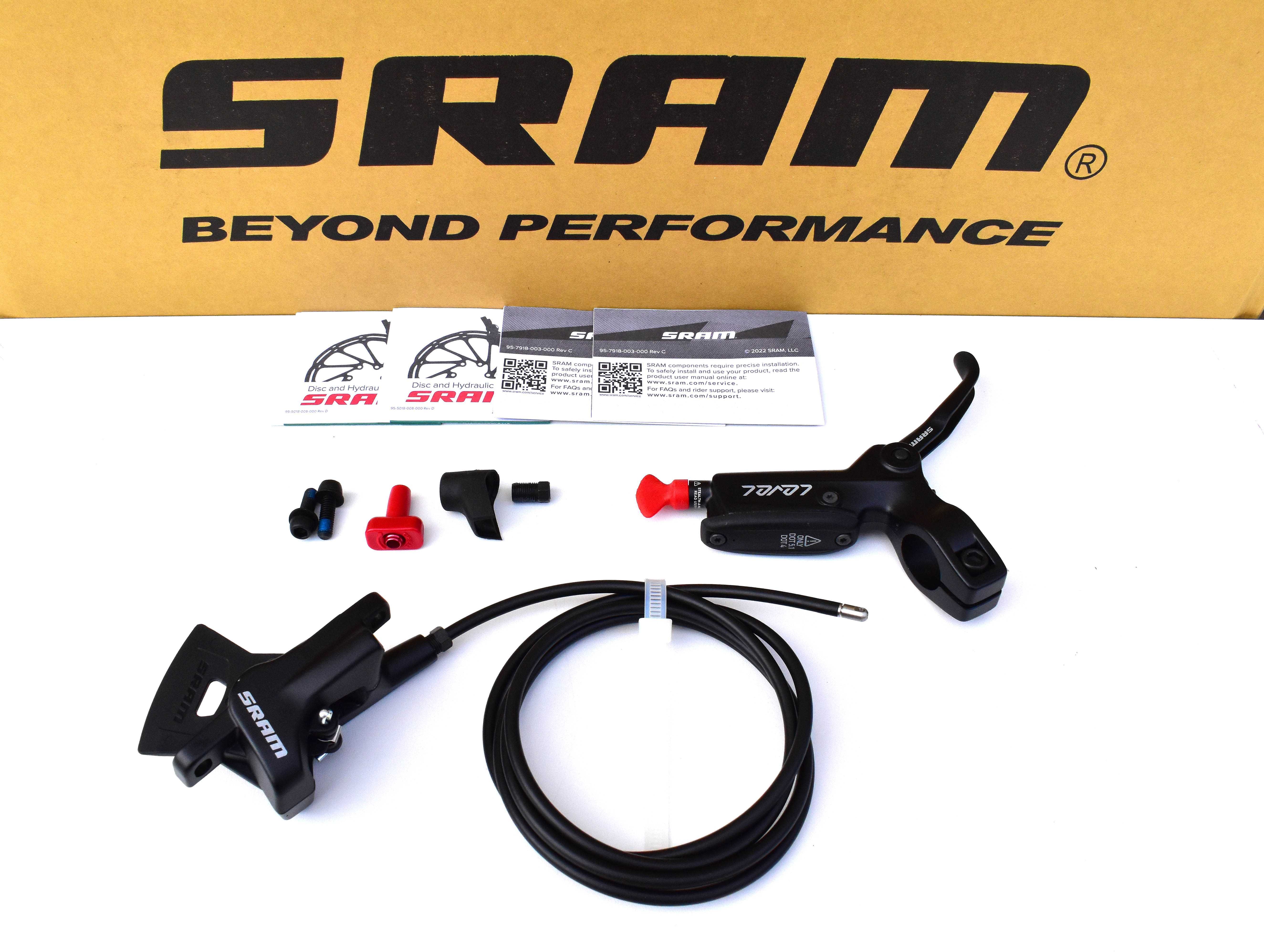 NOWY SRAM LEVEL PM 1450mm 145cm hamulec hydrauliczny przód tył FV 23%