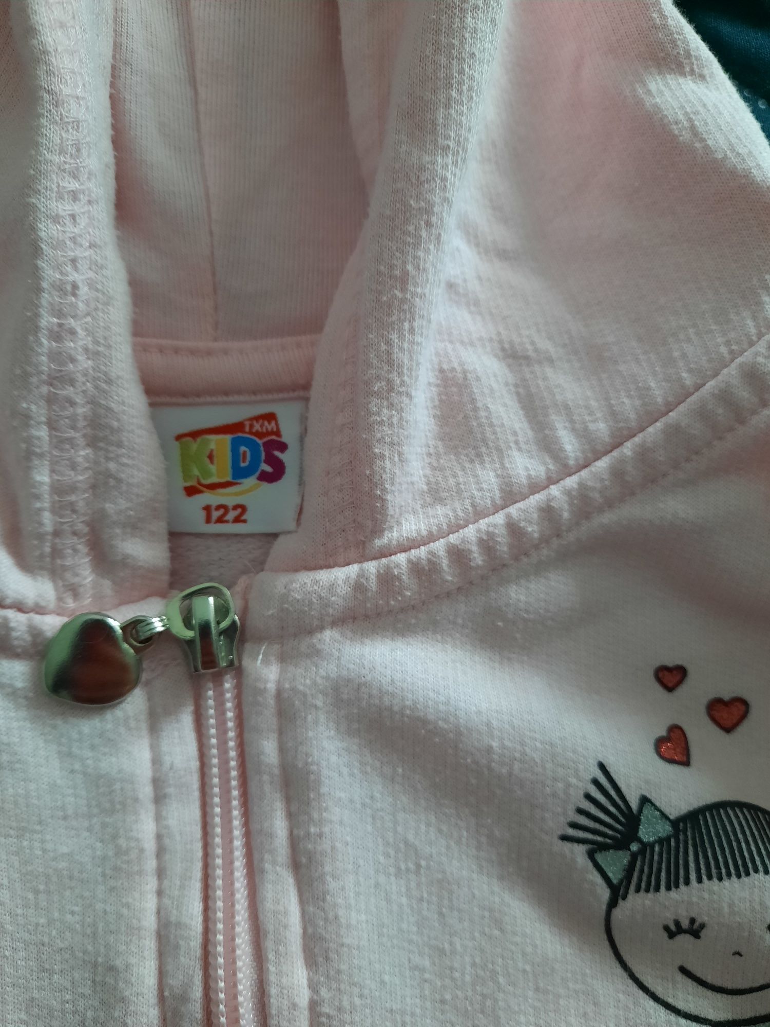 Bluza różowa dla dziewczynki 122