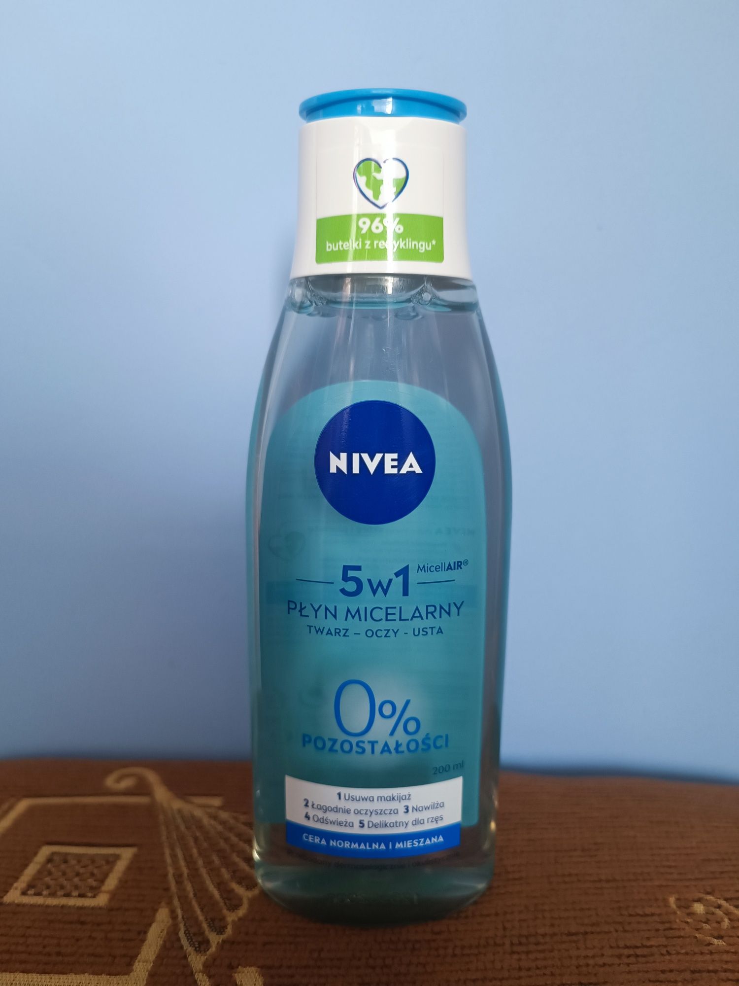 Płyn micelarny Nivea 5w1 cera normalna i mieszana