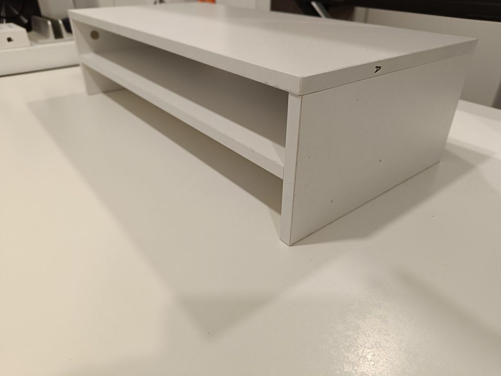 Base suporte de monitor branca