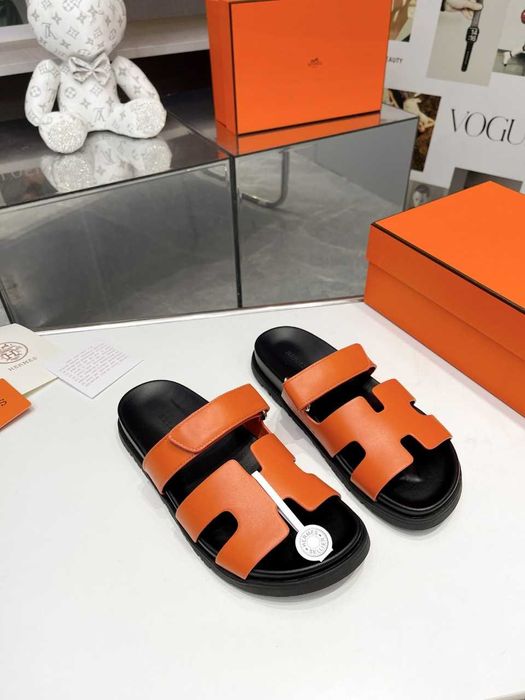 HERMES Chyre klasyczne buty z luksusowym wykończeniem buty