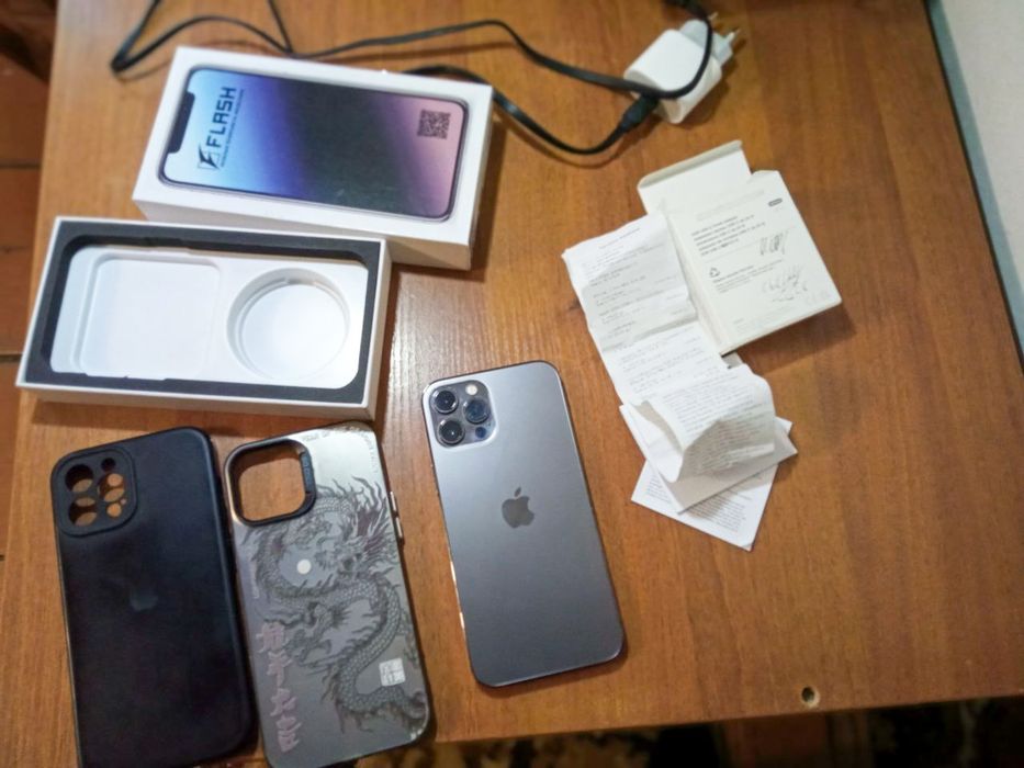 iPhone 12 Pro Max 128 GB • ІДЕАЛ • 95% батарея • Повний комплект