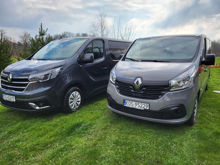 Wypożyczalnia busów busa 9 osobowego Renault Trafic Wynajem Chrzanów
