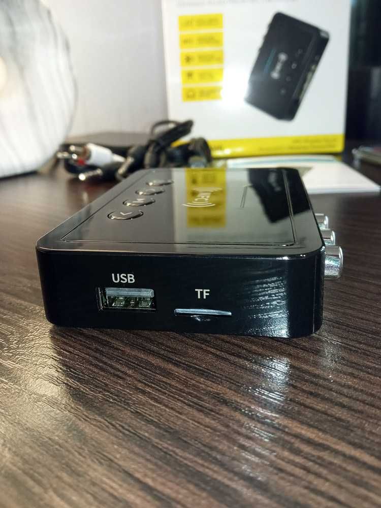 Aудио приемник-передатчик BT/FM/USB/TF/NFC/AUX/RCA/Opt/Coa/Mic/500mAh