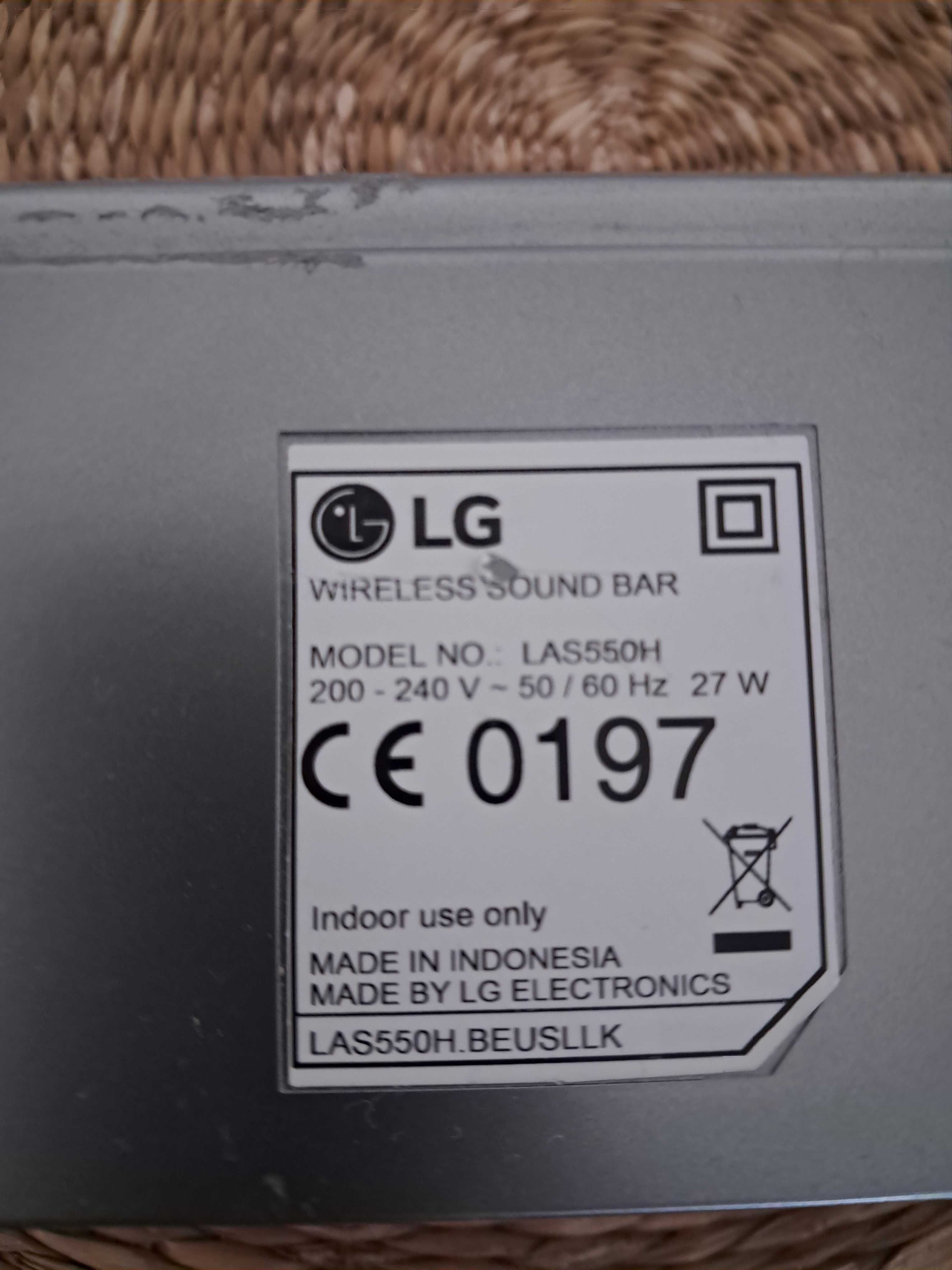 Saund bar LG LAS 550H