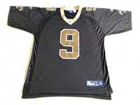 Camisola Reebok New Orleans Saints NFL Drew Brees #9 Preta Large L
