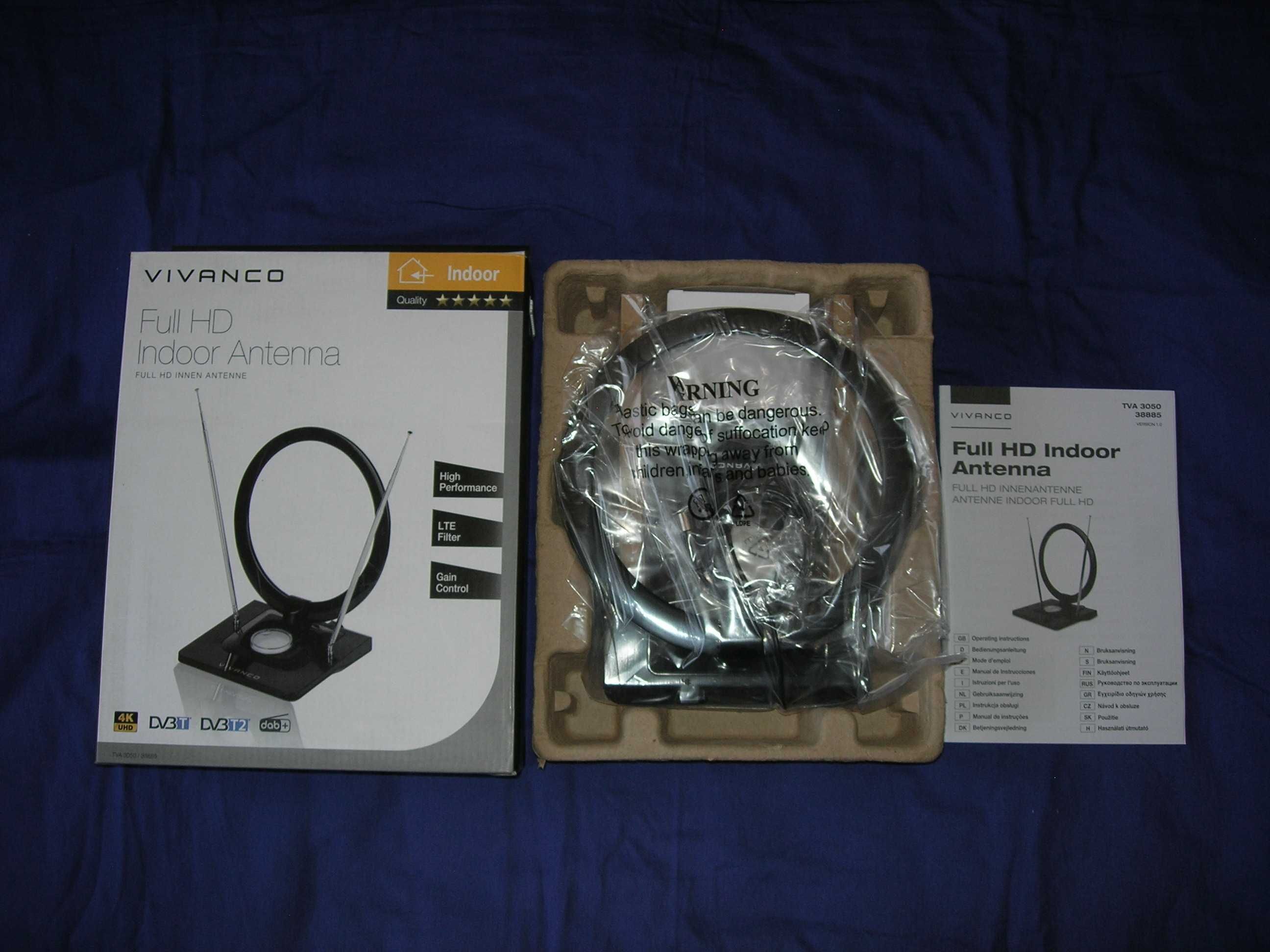 Antena pokojowa DVB-T2