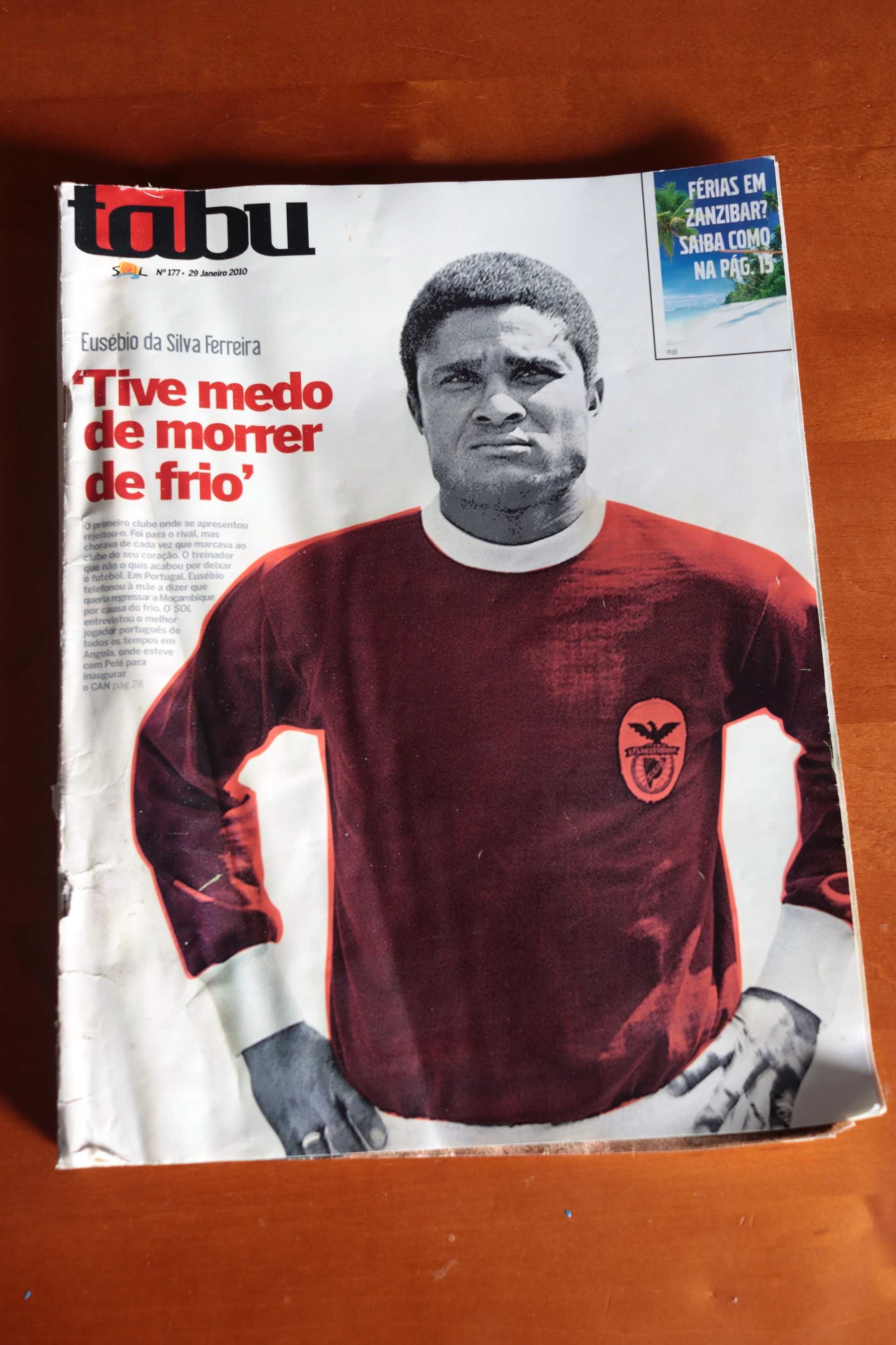 Coleção Eusébio, convite para João Malheiro autografado 66 aniversário