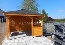 Altany, altanki, wiaty, altana ogrodowa ALICJA 3x3m PRODUCENT
